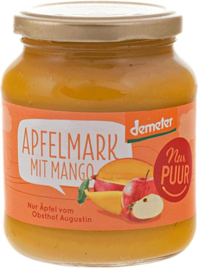 Produktfoto zu Apfelmark mit Mango (ganzer Karton)