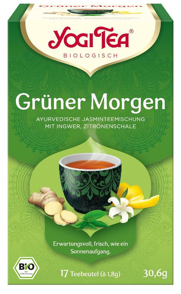 Produktfoto zu Yogi Tea Grüner Morgen