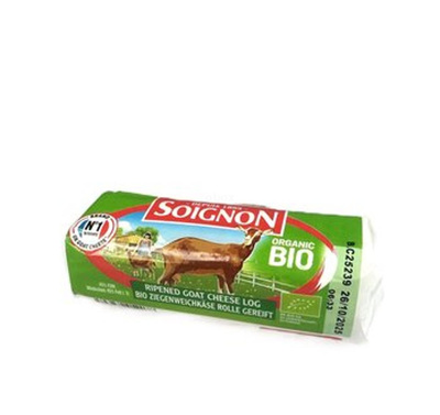 Produktfoto zu Bûche affinée - belgische Ziegenweichkäserolle gereift