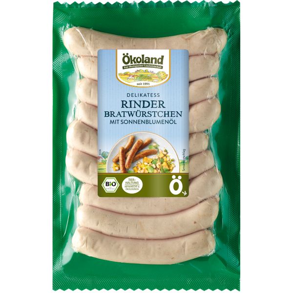 Produktfoto zu Delikatess Rinderbratwürstchen 9 Stck.