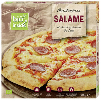 Produktfoto zu Holzofen Pizza Salami