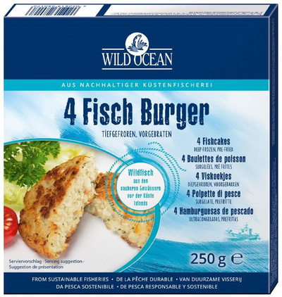 Produktfoto zu Fisch Burger TK