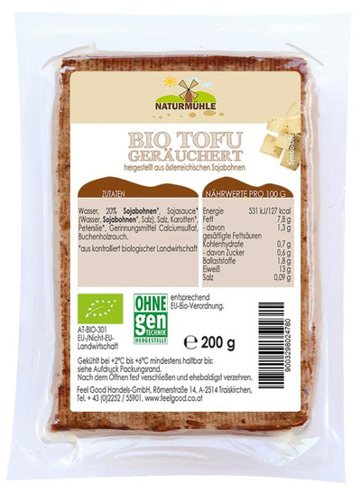 Produktfoto zu Tofu geräuchert (ungekühlt haltbar!)