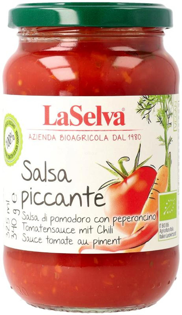 Produktfoto zu Salsa Piccante - Tomatensauce mit etwas Chili