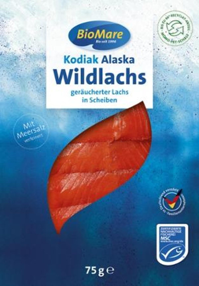 Produktfoto zu NEU: Alsaka Wildlachs in Scheiben