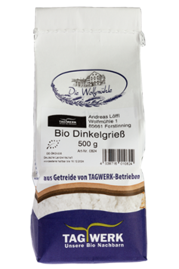 Produktfoto zu Dinkelgrieß