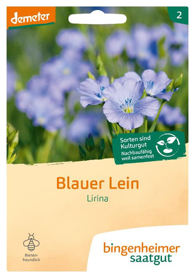 Produktfoto zu Samen: Blauer Lein (Öllein)
