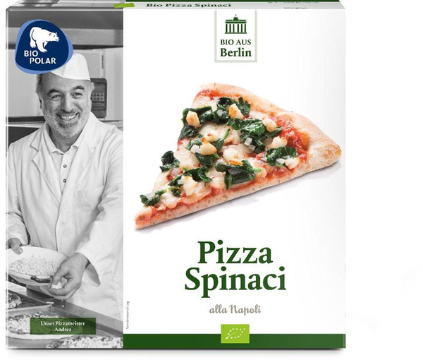 Produktfoto zu Pizza Spinaci alla Napoli