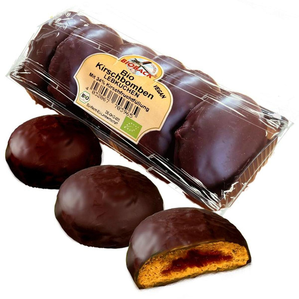 Produktfoto zu Kirschbomben Lebkuchen gefüllt