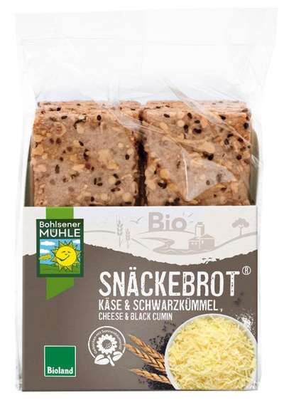 Produktfoto zu Snäckebrot Käse Schwarzkümmel