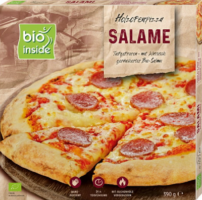 Produktfoto zu Holzofen Pizza Salame