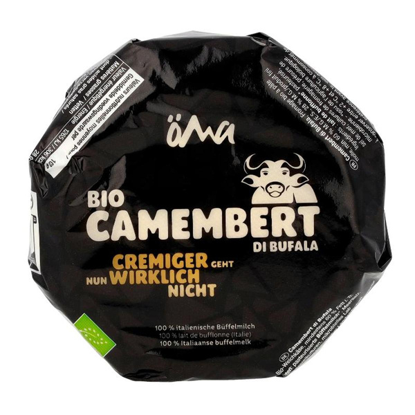 Produktfoto zu Camembert di Bufala, ca. 250 g Laibchen. Bitte ein Halbes (ca.125g = 1 St.) oder ein Ganzes Laibchen (ca. 250g = 2 St.) bestellen