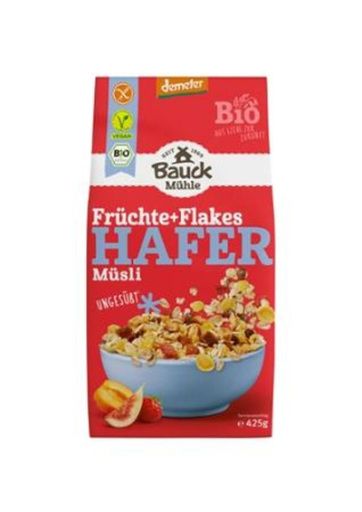 Produktfoto zu Früchte + Flakes Hafer Müsli