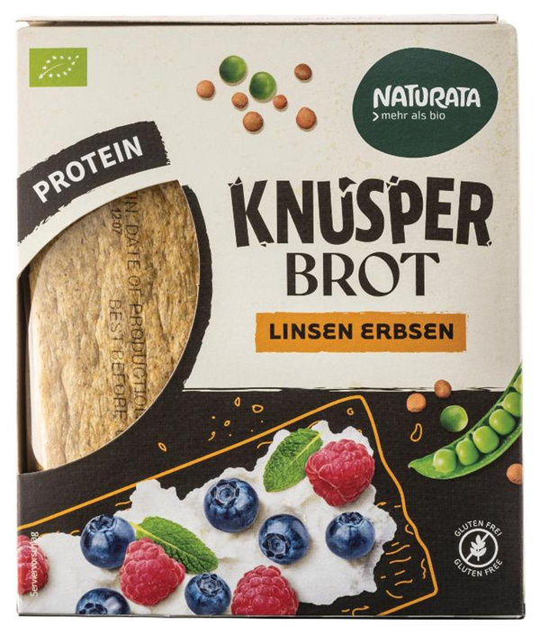 Produktfoto zu Knusperbrot Linsen Erbsen
