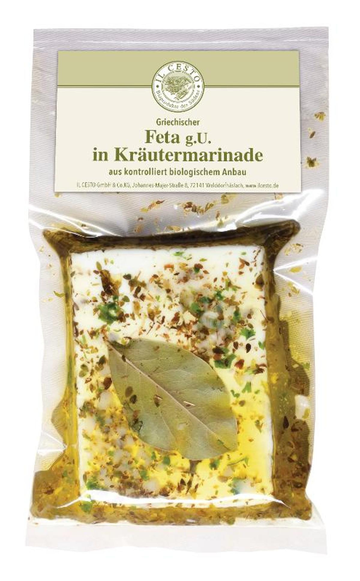 Griechischer Feta mariniert