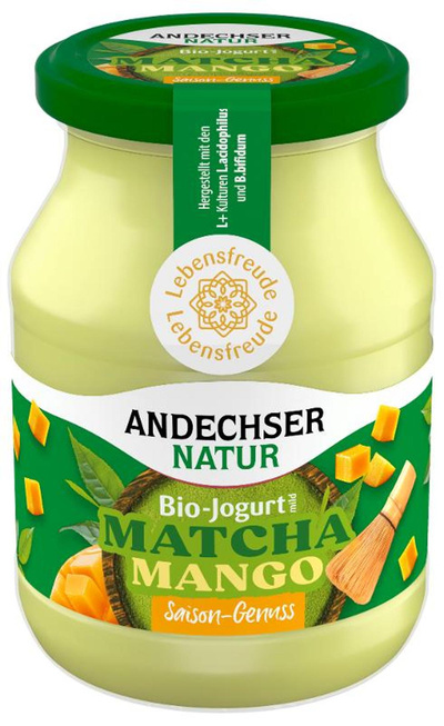 Produktfoto zu NEU: Joghurt Matcha Mango - statt 2,99 €
