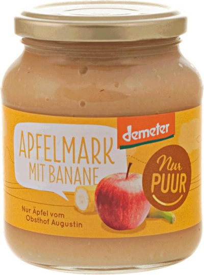 Produktfoto zu Apfelmark mit Banane (ganzer Karton)
