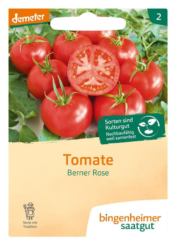 Produktfoto zu Samen: Tomate 'Berner Rose' - hocharomatische Fleischtomate!