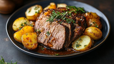 Produktfoto zu Almkräuter- Braten vom Weiderind