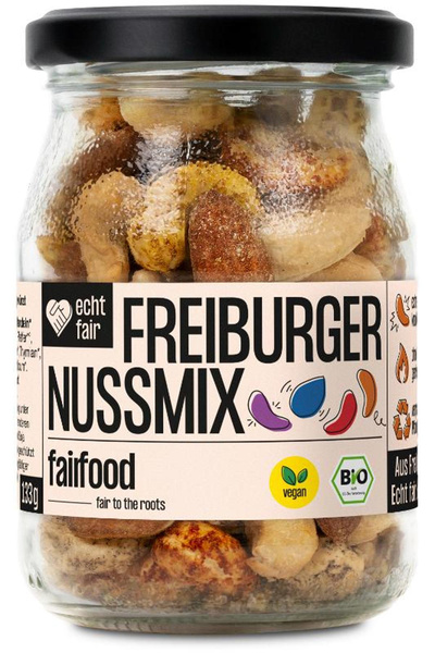 Produktfoto zu Freiburger Nussmix geröstet & bunt gewürzt