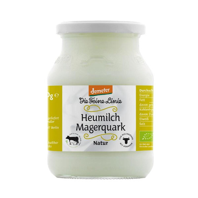 Produktfoto zu Heumilch Magerquark im Glas