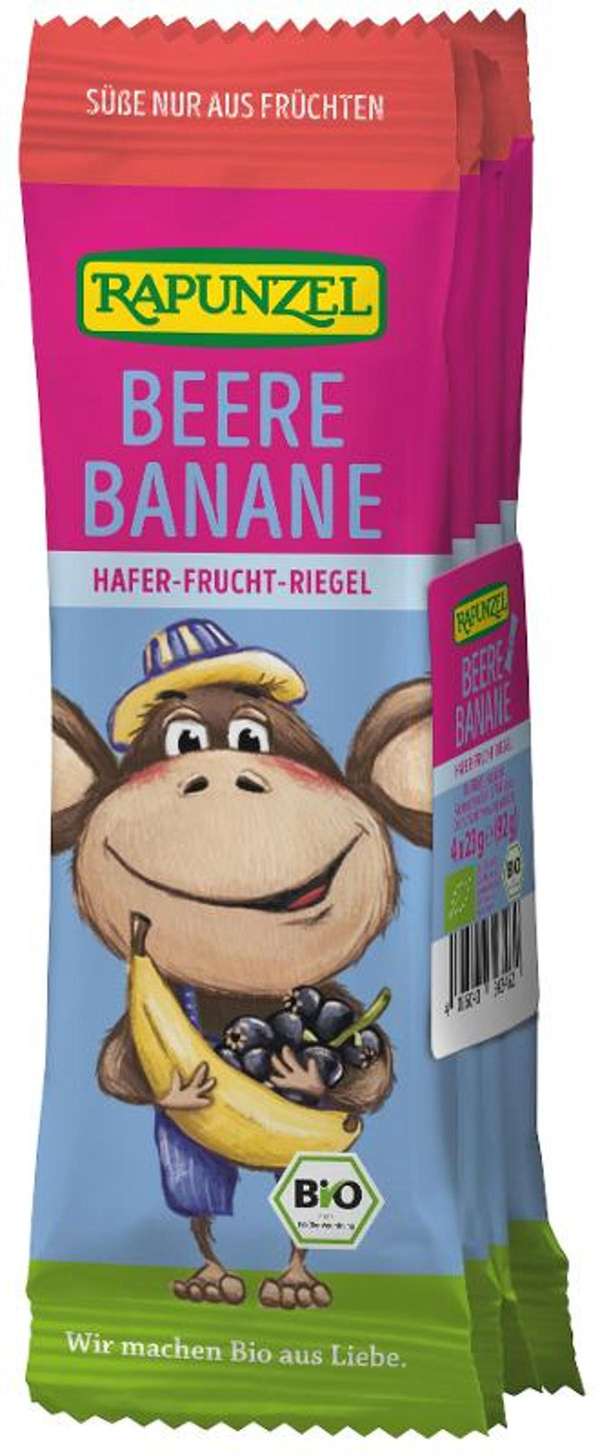 Produktfoto zu Hafer Fruchtriegel Beere Banane