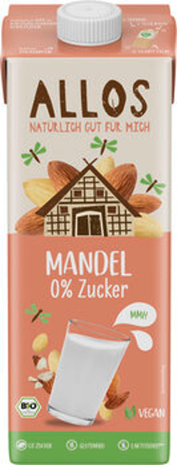Produktfoto zu Mandeldrink ungesüßt (ganzer Karton)