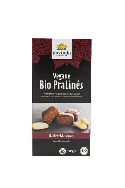 Produktfoto zu Vegane Pralinen Dattel Marzipan