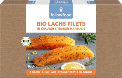 Produktfoto zu Lachsfilets in Kräuter- Zitronen- Marinade