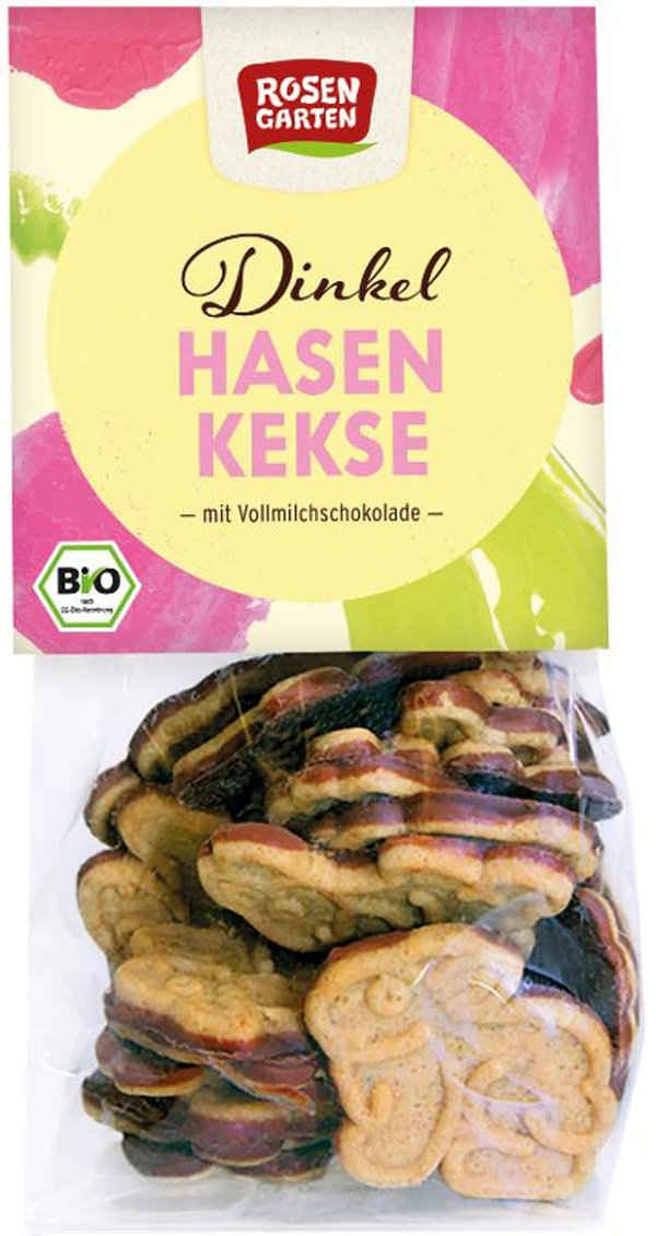 Produktfoto zu Dinkel Osterhasenkeks Vollmilch