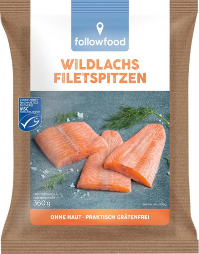 Produktfoto zu Wildlachs Filetspitzen TK