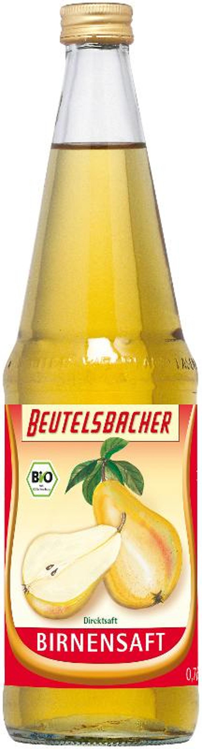 Produktfoto zu Birnensaft klar Flasche