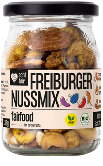 Produktfoto zu Freiburger Nussmix geröstet & bunt gewürzt