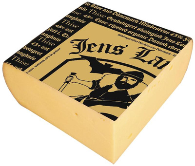 Produktfoto zu Jens Langkniv 45 +    dänischer, höhlengereifter Bio-Käse