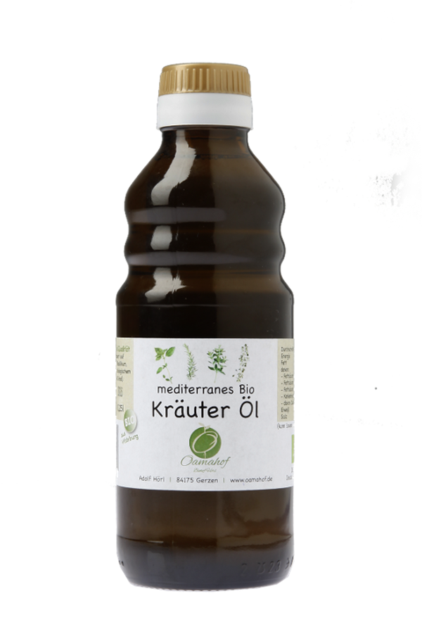 Produktfoto zu Mediterranes Raps- Kräuteröl regional