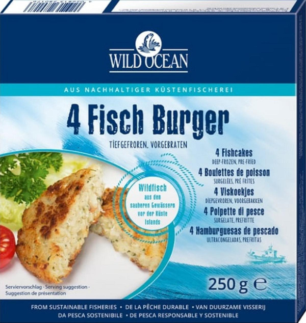 Produktfoto zu Fisch Burger TK
