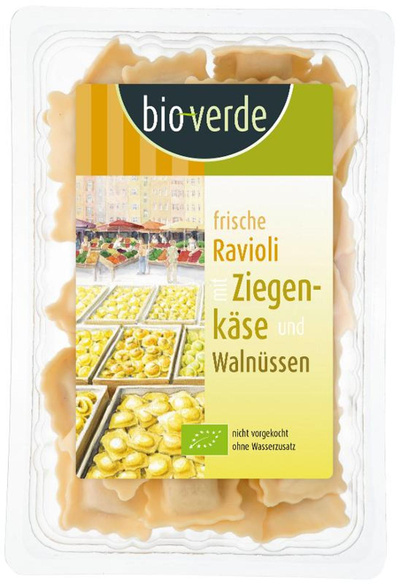 Produktfoto zu Ravioli Ziegenkäse & Walnüsse