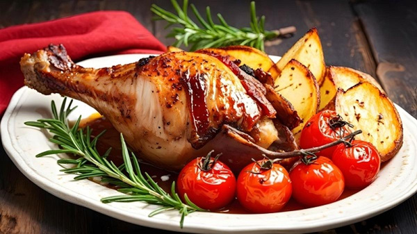 Produktfoto zu Puten Keule ganz - bestehend aus Ober-  und Unterkeule