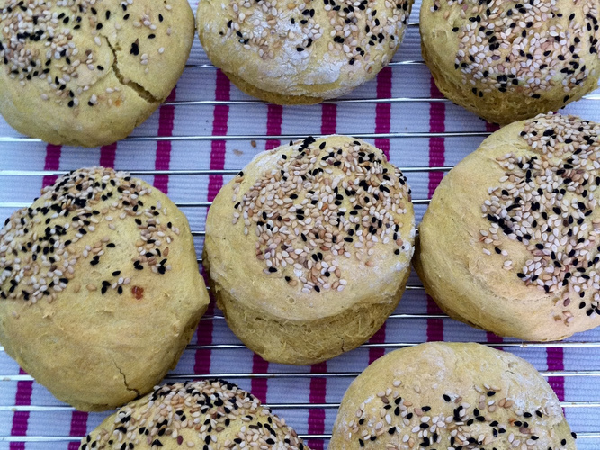 Rezeptbild für Kürbis-Semmeln