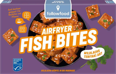 Produktfoto zu Airfryer Fish Bites Wildlachs Terriyaki- Art TK