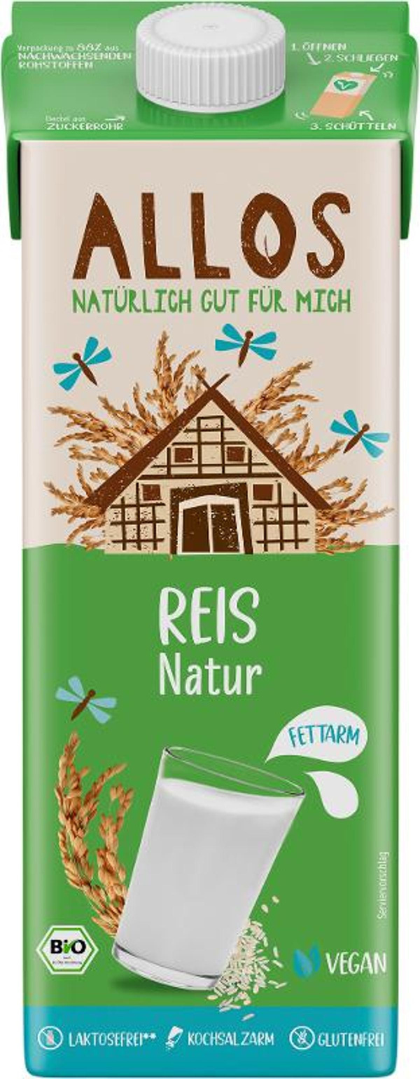 Produktfoto zu Reisdrink Naturell Allos