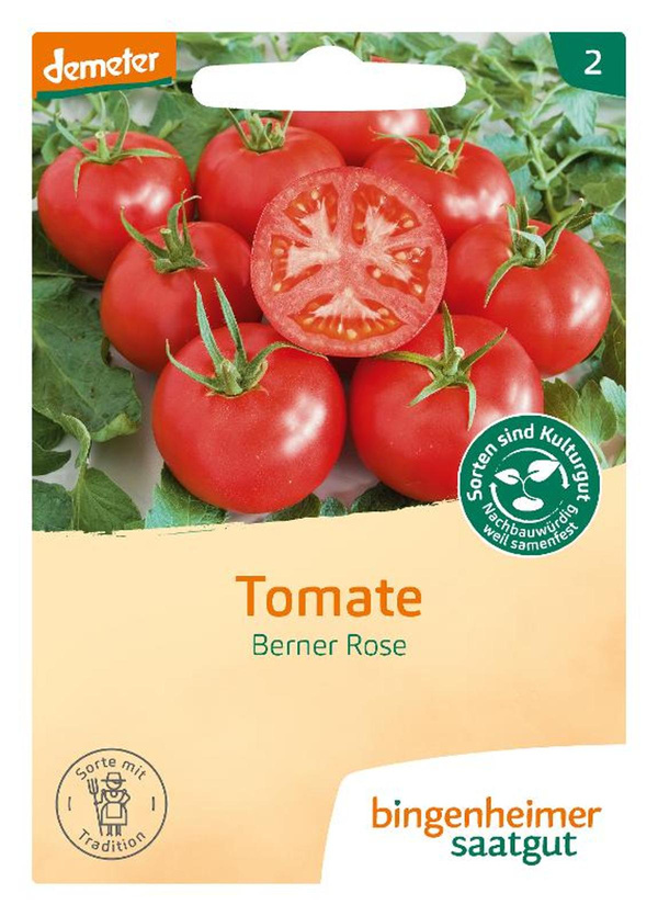 Produktfoto zu Samen: Tomate 'Berner Rose' - hocharomatische Fleischtomate!