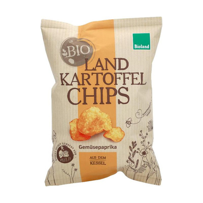Produktfoto zu Land Kartoffelchips Paprika