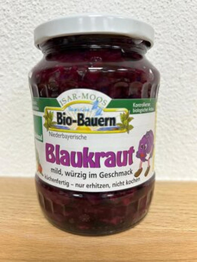 Produktfoto zu Blaukraut im kleinen Glas
