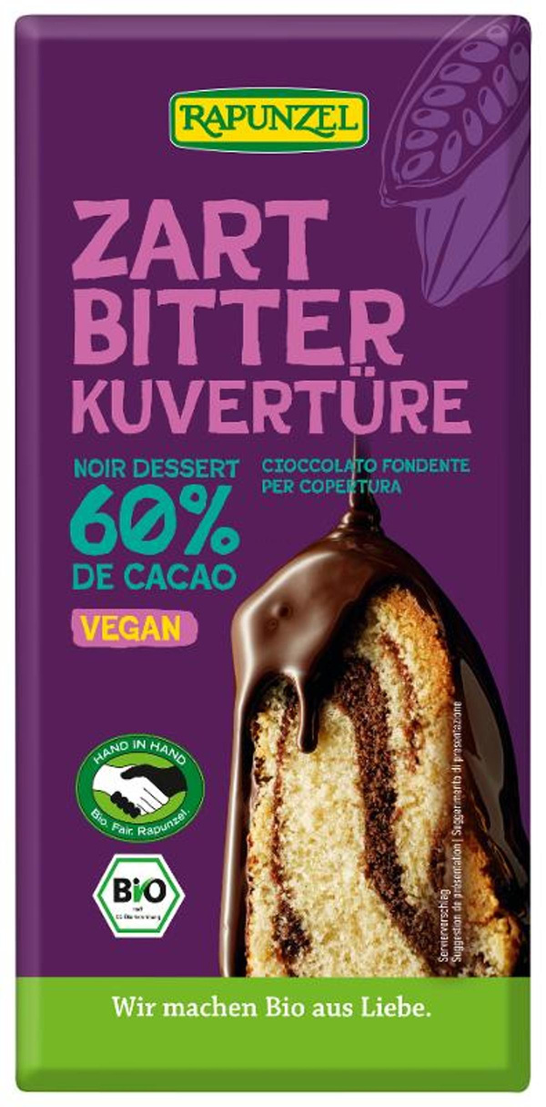 Produktfoto zu Kuvertüre Zartbitter
