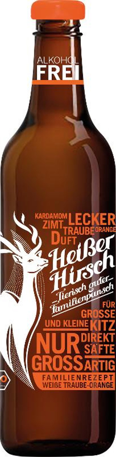 Produktfoto zu Heißer Hirsch Familienpunsch Orange