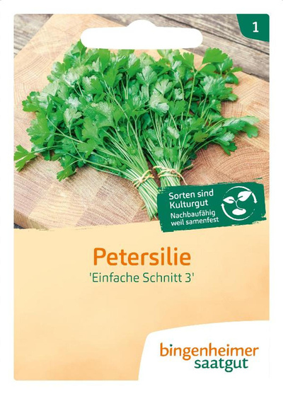 Produktfoto zu Samen: Petersilie Einfache Schnitt