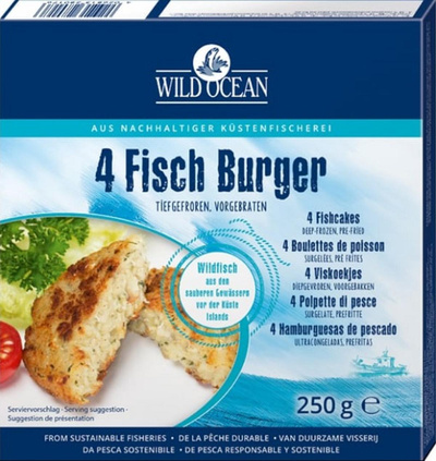 Produktfoto zu Fisch Burger TK