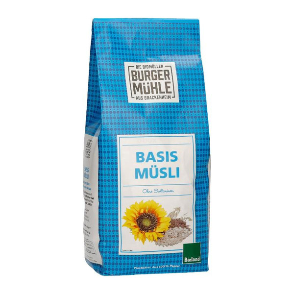 Produktfoto zu Basismüsli Burgermühle
