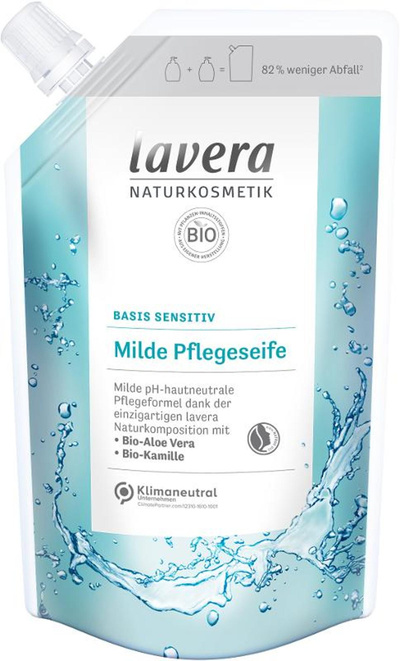 Produktfoto zu Milde Pflegeseife Nachfüllbeutel